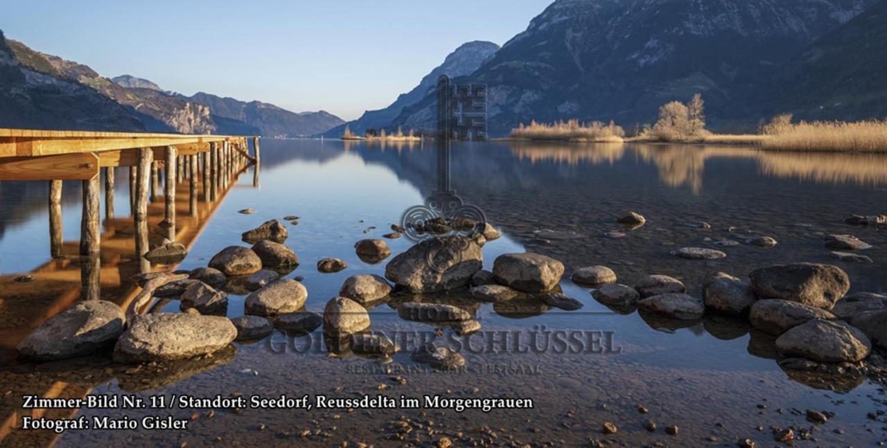 Hotel Restaurant Goldener Schluessel Altdorf Bagian luar foto